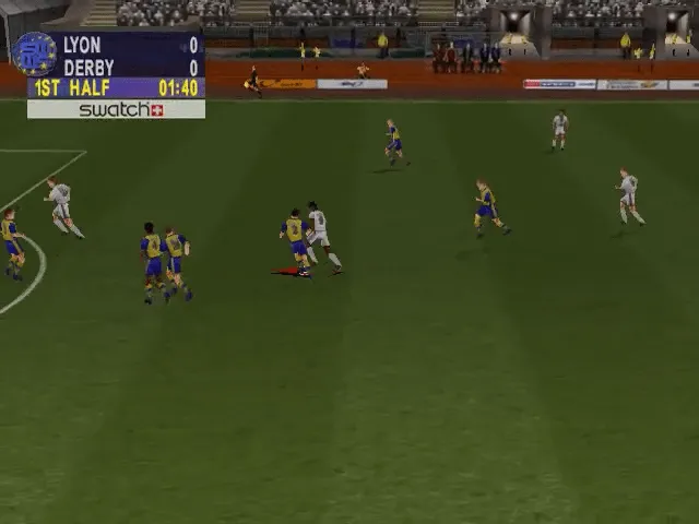 Backdrop artwork for Sega Worldwide Soccer 2000 Euro Edition