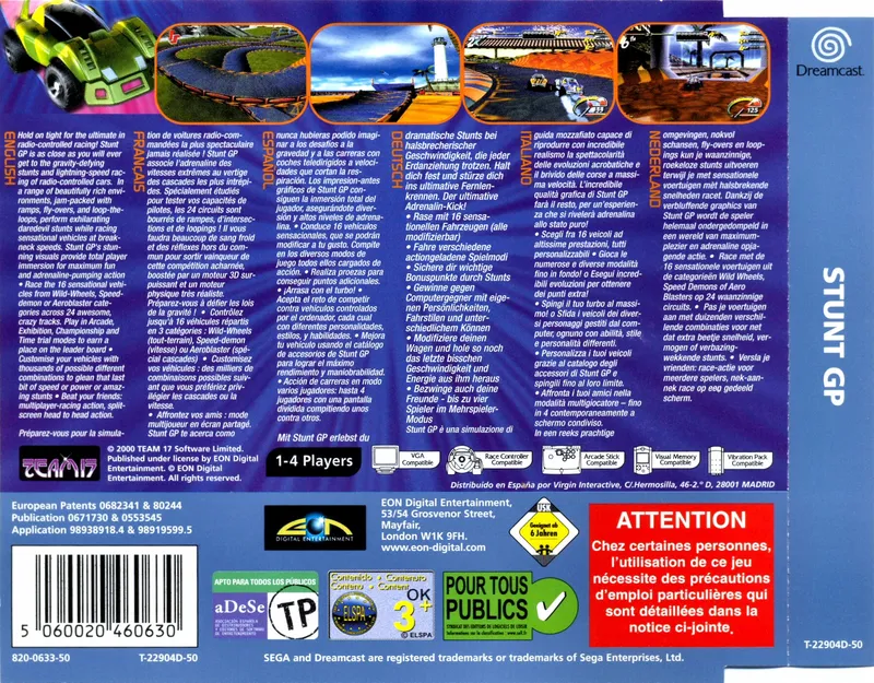 Stunt GP box back