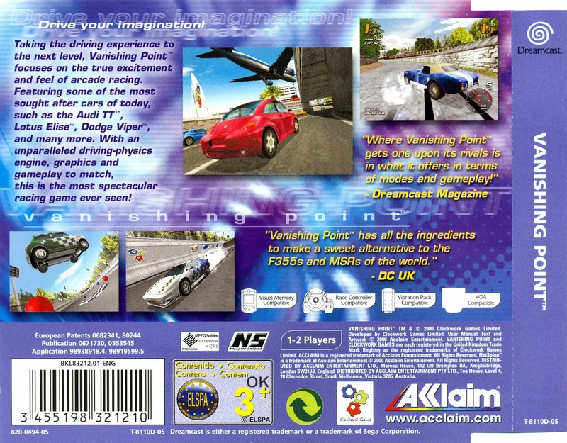 Vanishing Point box back