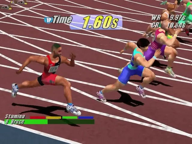 Backdrop artwork for Virtua Athlete 2000