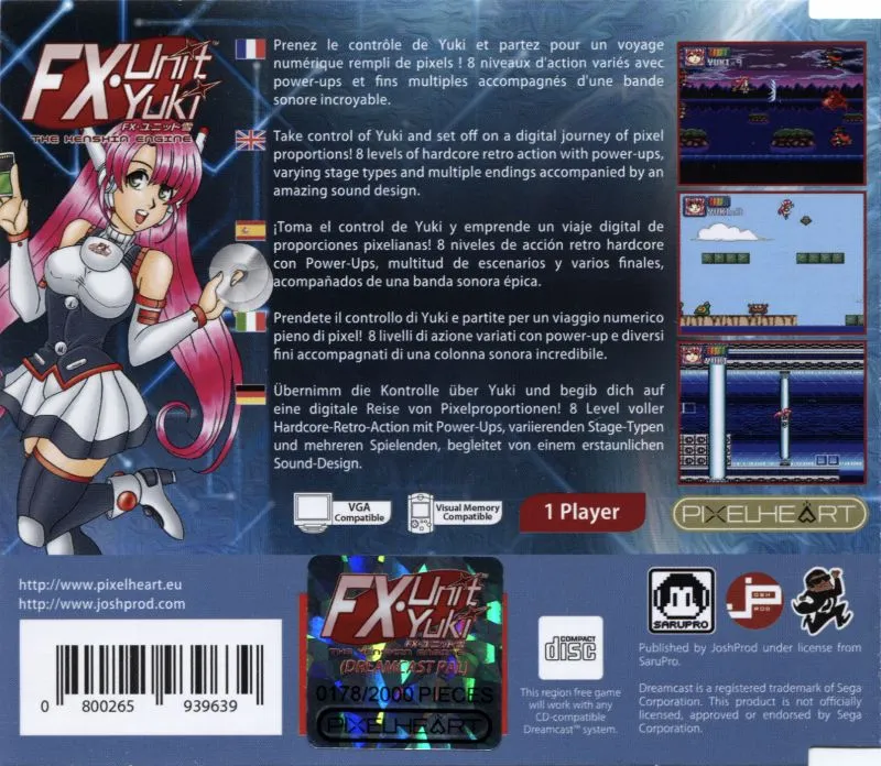 FX Unit Yuki: The Henshin Engine box back