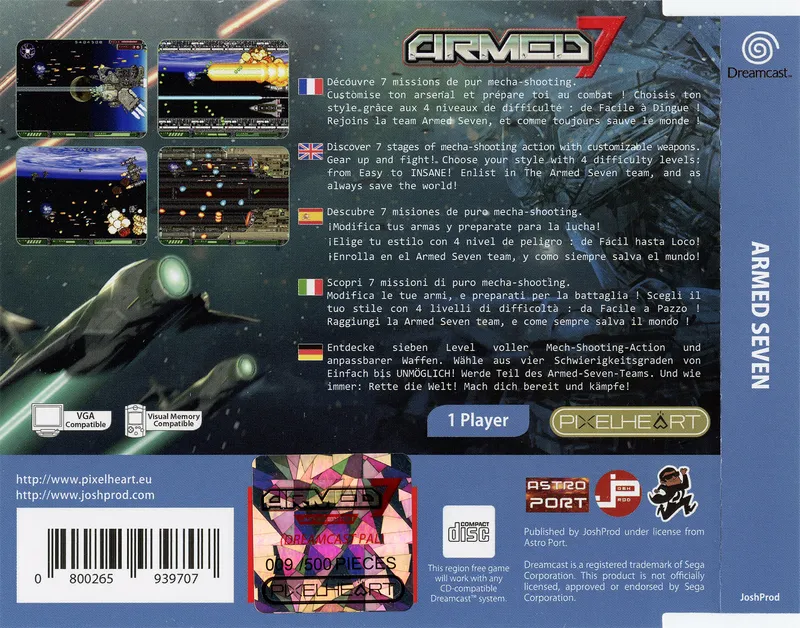 Armed Seven box back