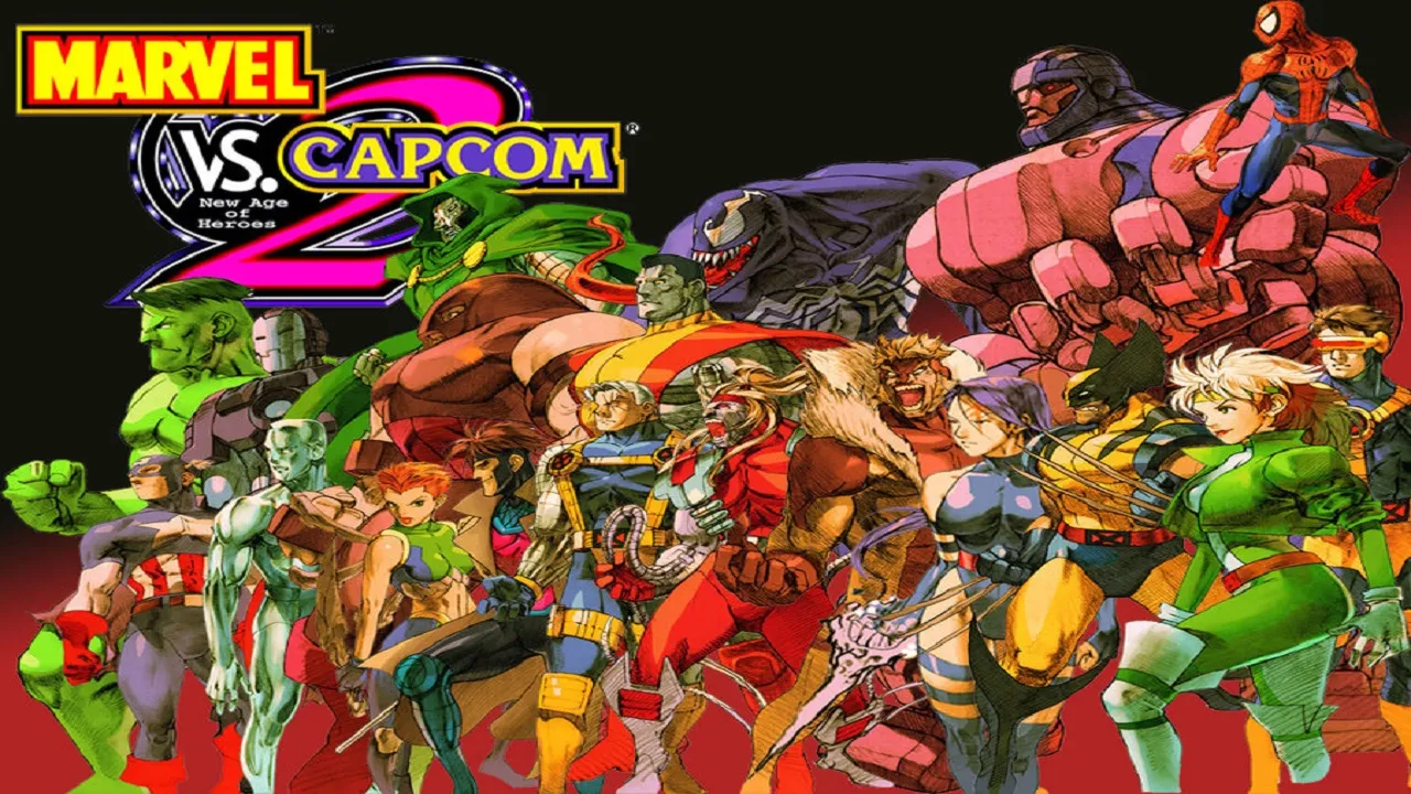 Backdrop artwork for Marvel vs. Capcom 2: New Age of Heroes