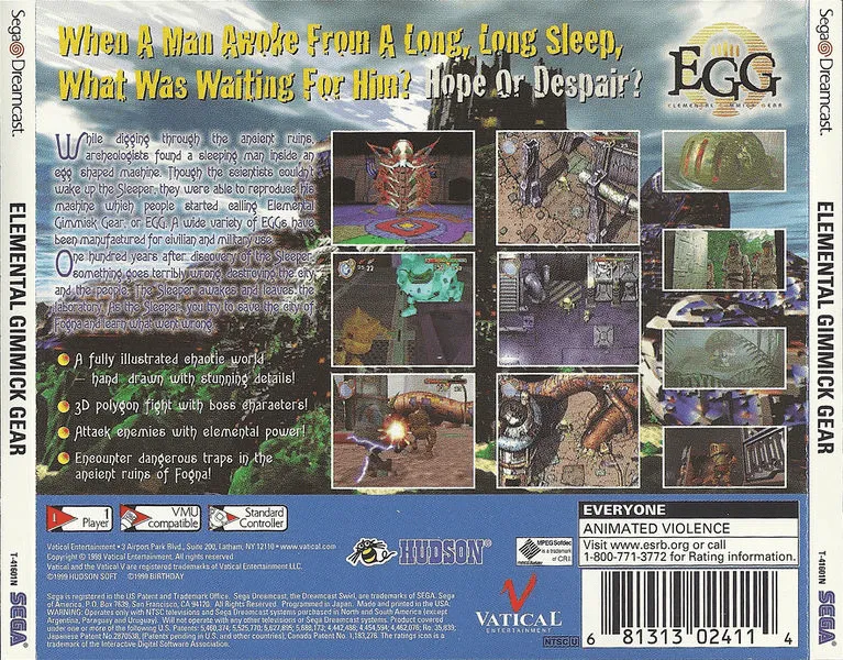 EGG: Elemental Gimmick Gear box back