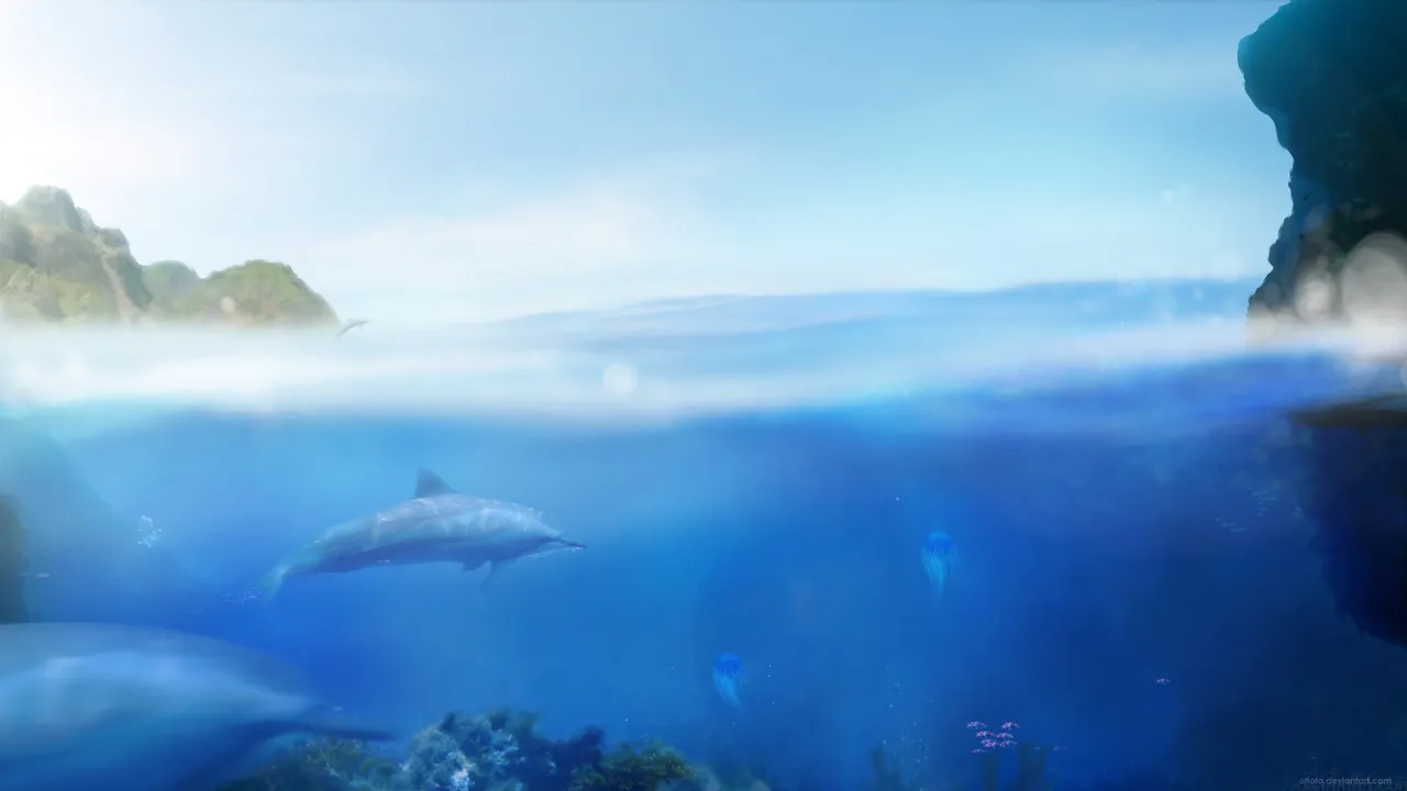 Backdrop artwork for Ecco the Dolphin: Defender of the Future