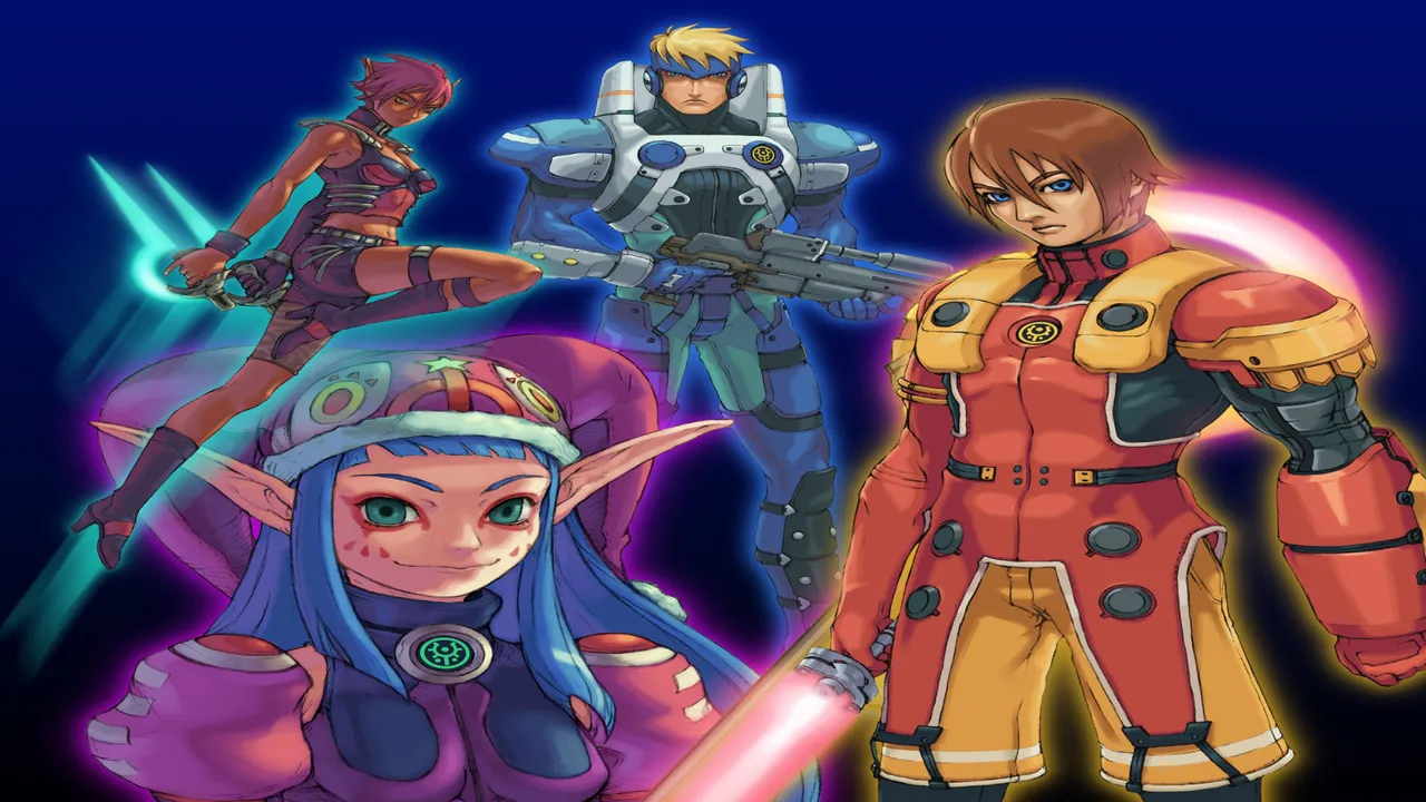 Backdrop artwork for Phantasy Star Online Ver. 2