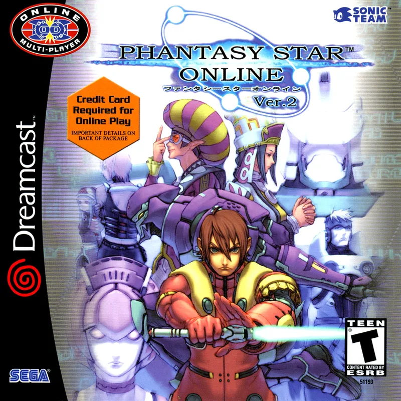 Phantasy Star Online Ver. 2 box art