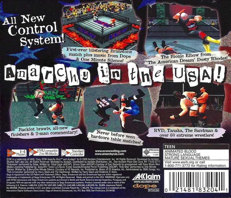 ECW Anarchy Rulz box back