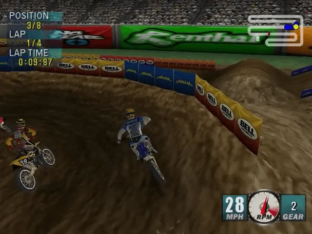 Backdrop artwork for Jeremy McGrath Supercross 2000