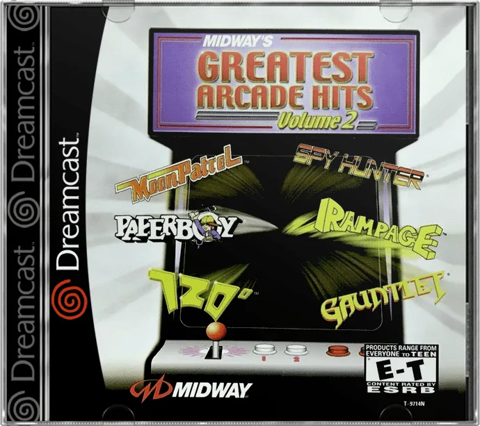 Midway's Greatest Arcade Hits Volume 2 box art