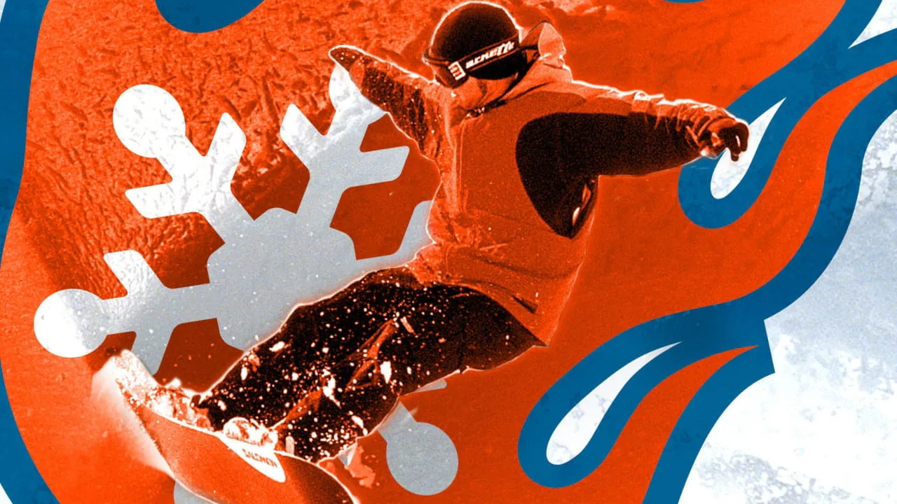 Backdrop artwork for Rippin' Riders Snowboarding