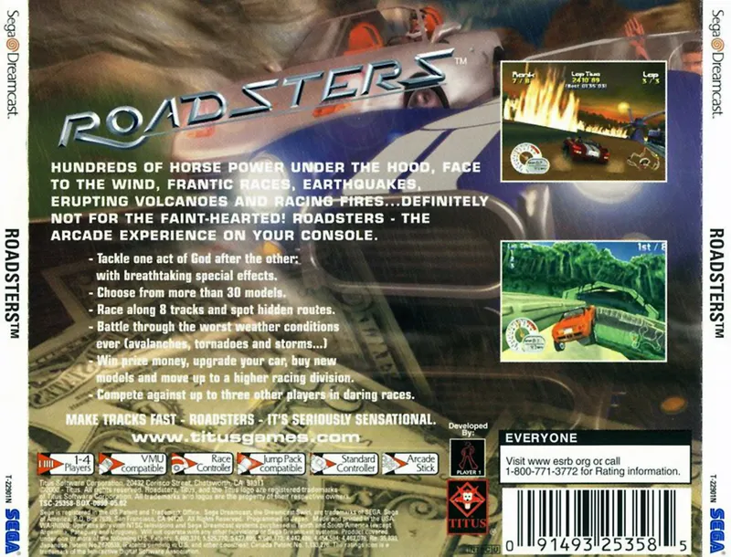 Roadsters box back