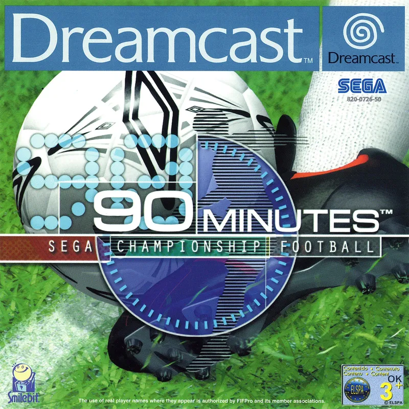 90 Minutes: Sega Championship Football box art
