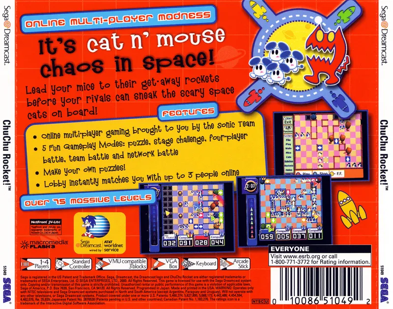 ChuChu Rocket! box back