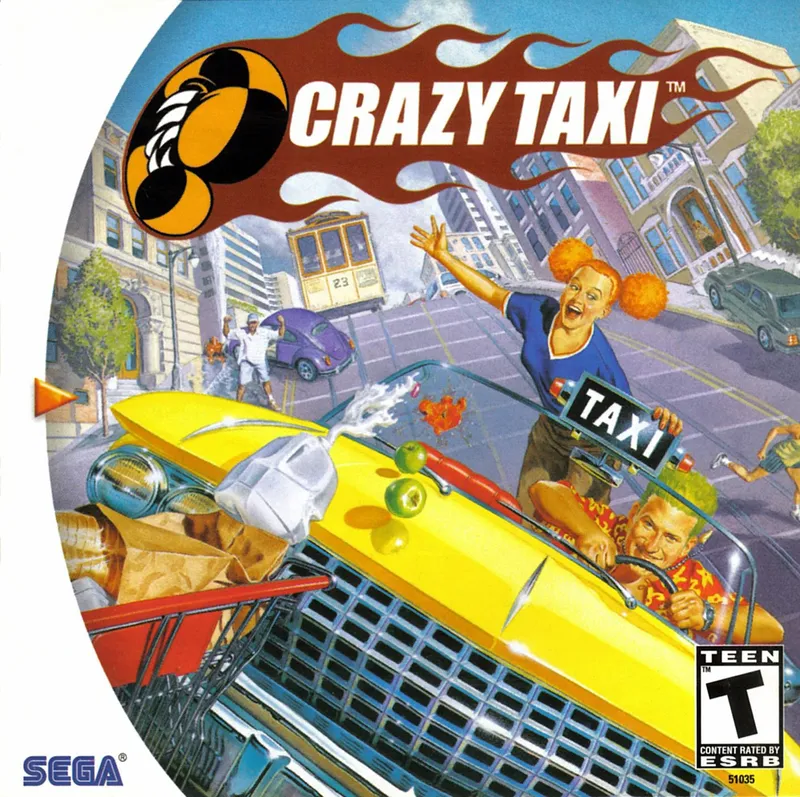 Crazy Taxi box art