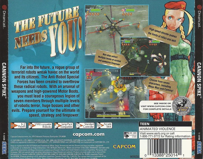 Cannon Spike box back
