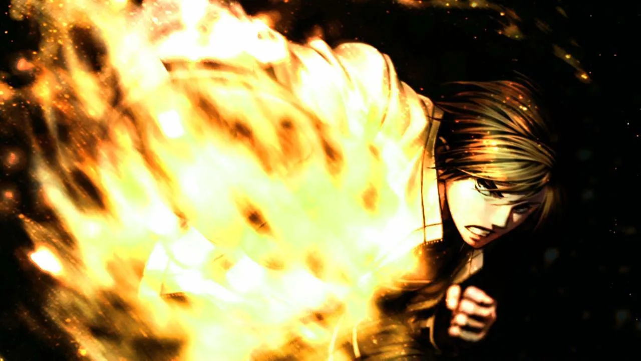 Backdrop artwork for The King of Fighters: Evolution