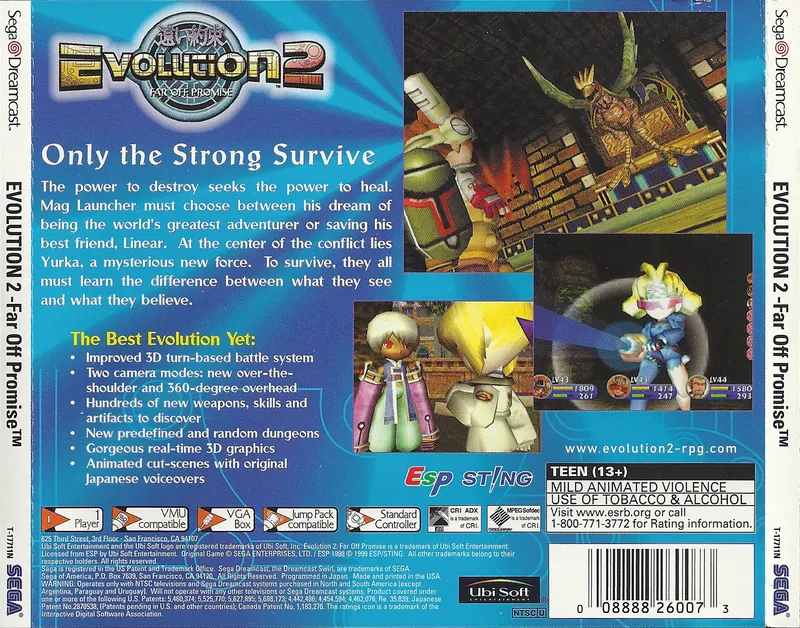 Evolution 2: Far Off Promise box back