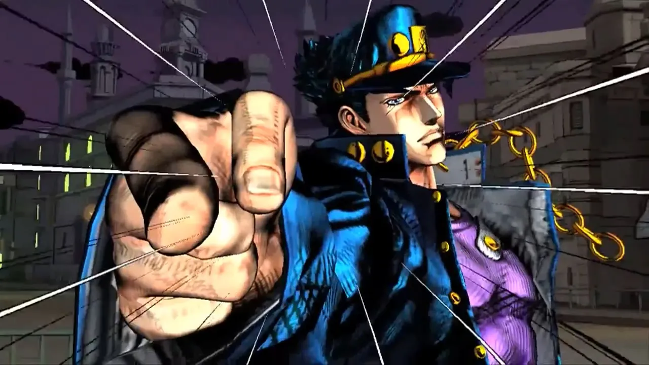 Backdrop artwork for JoJo's Bizarre Adventure