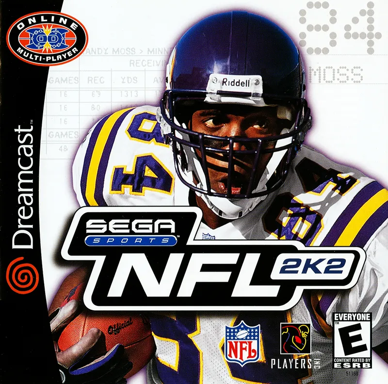 NFL 2K2 box art