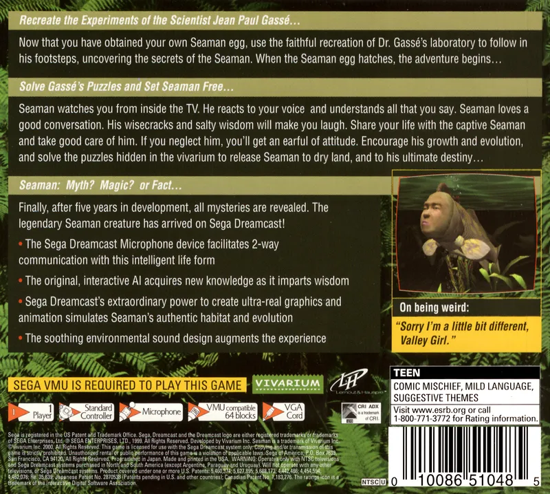 Seaman box back