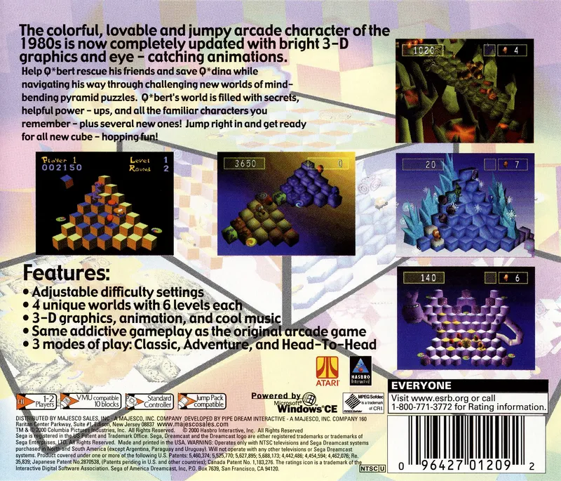 Q*bert box back
