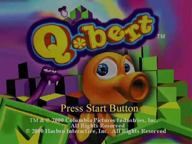Q*bert screenshot