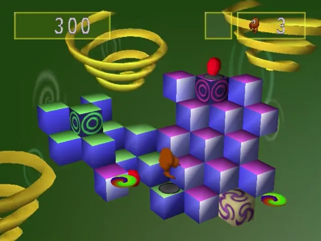 Q*bert screenshot