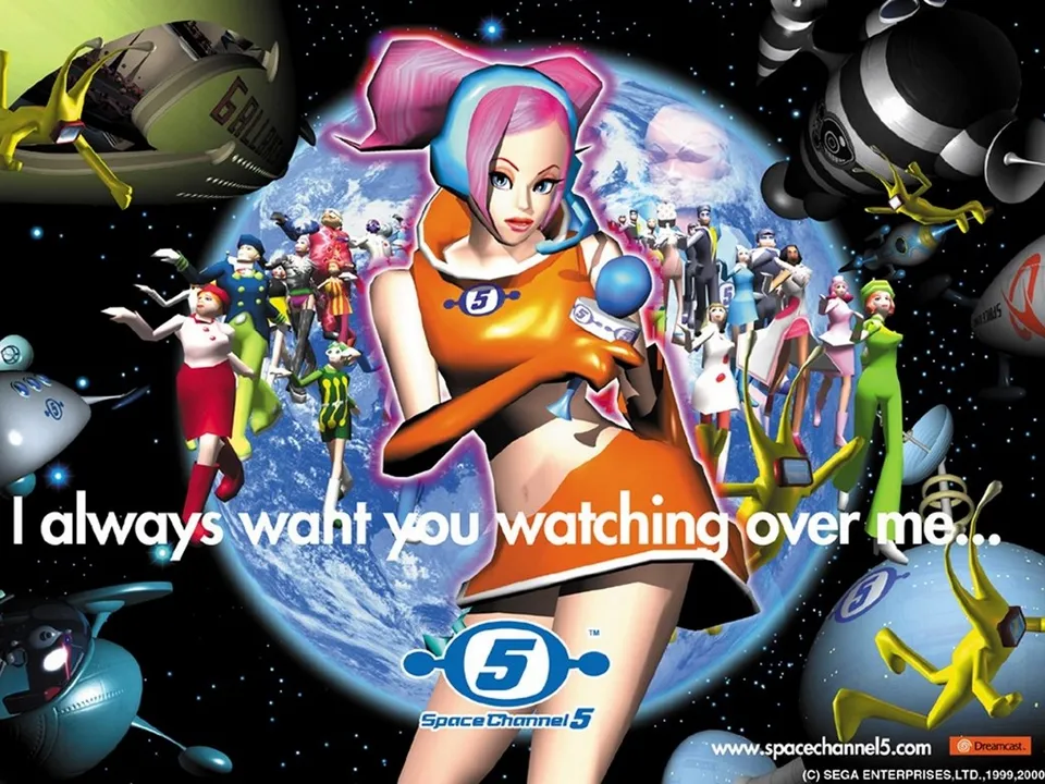 Backdrop artwork for Space Channel 5