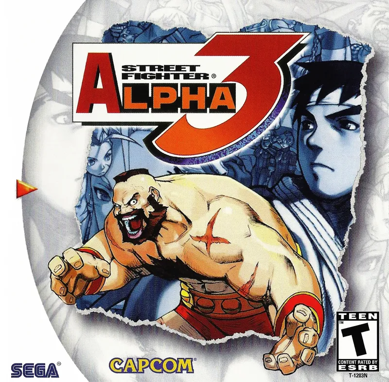 Street Fighter Alpha 3 box art