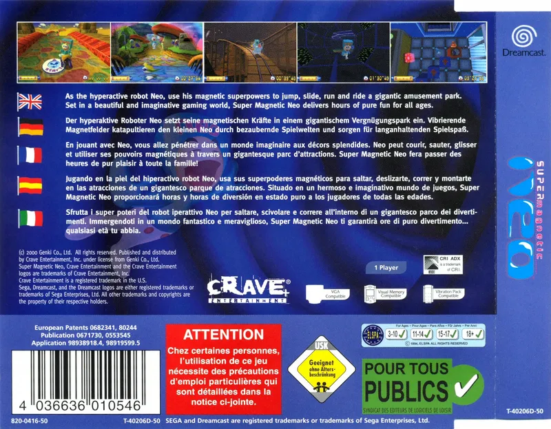 Super Magnetic Neo box back