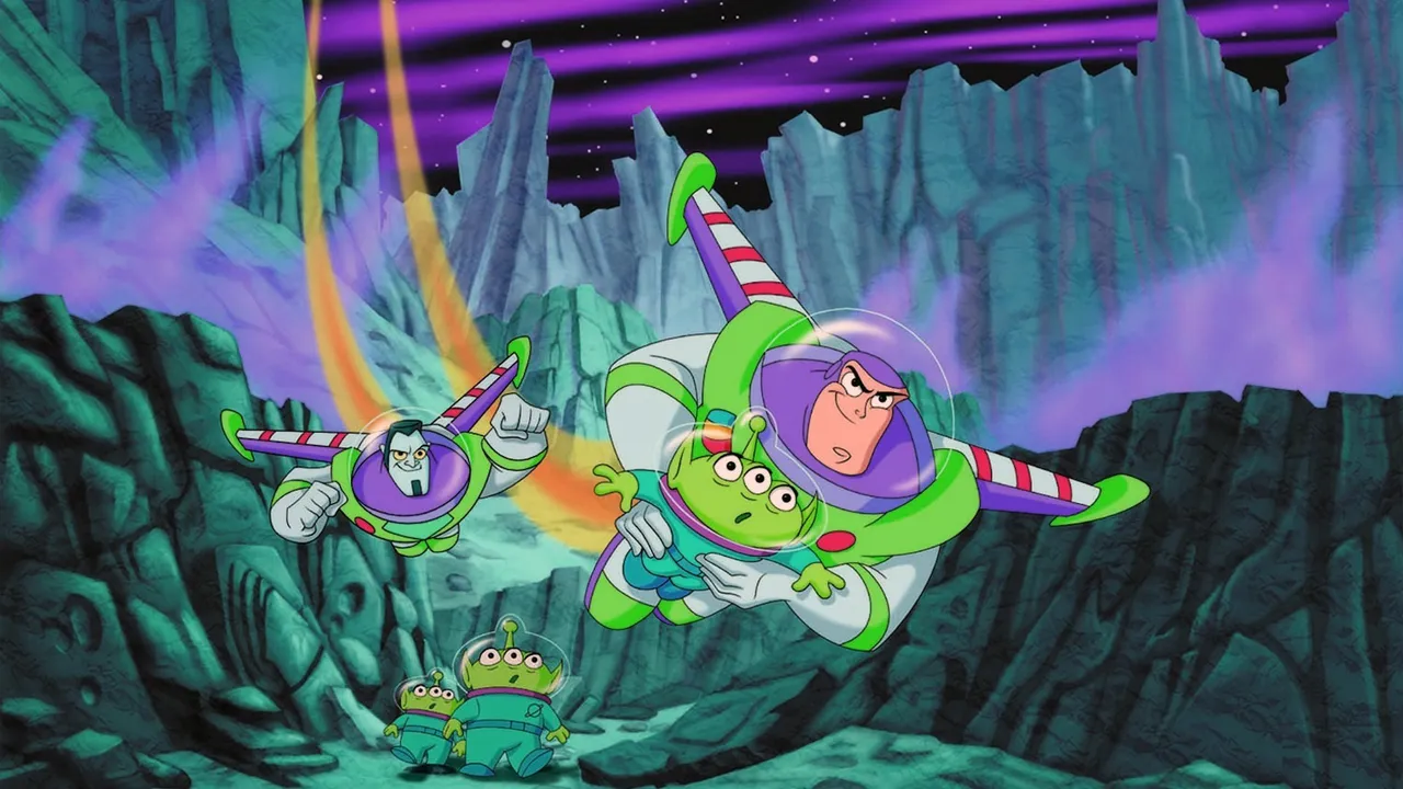 Backdrop artwork for Buzz Lightyear of Star Command
