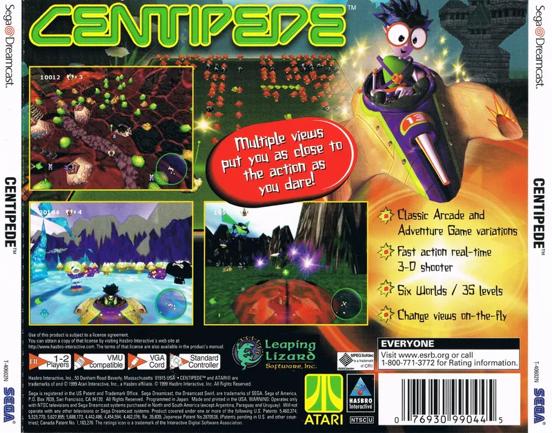 Centipede box back
