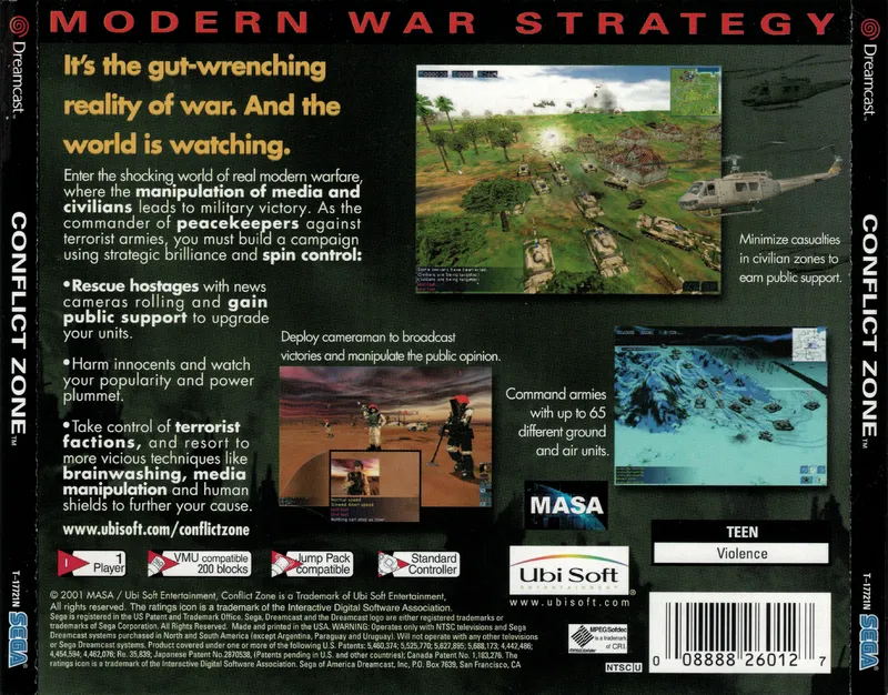 Conflict Zone box back