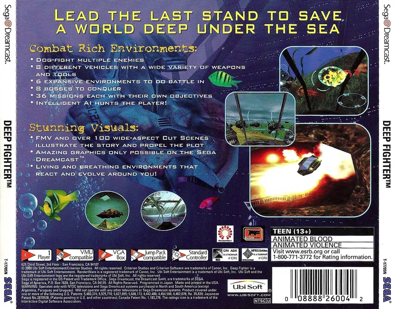 Deep Fighter box back