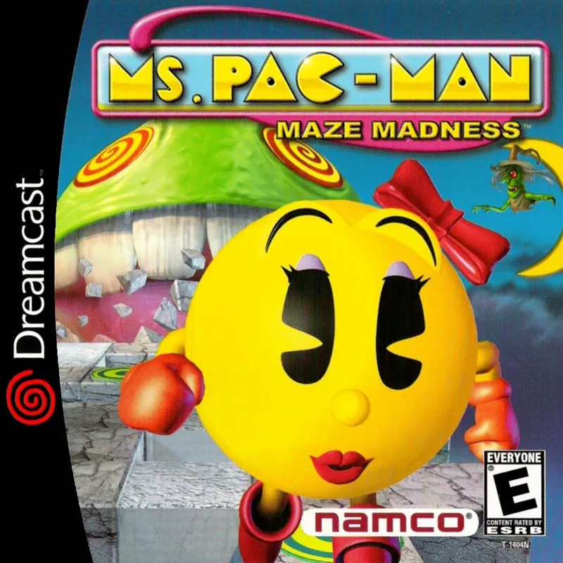 Ms. Pac-Man Maze Madness box art