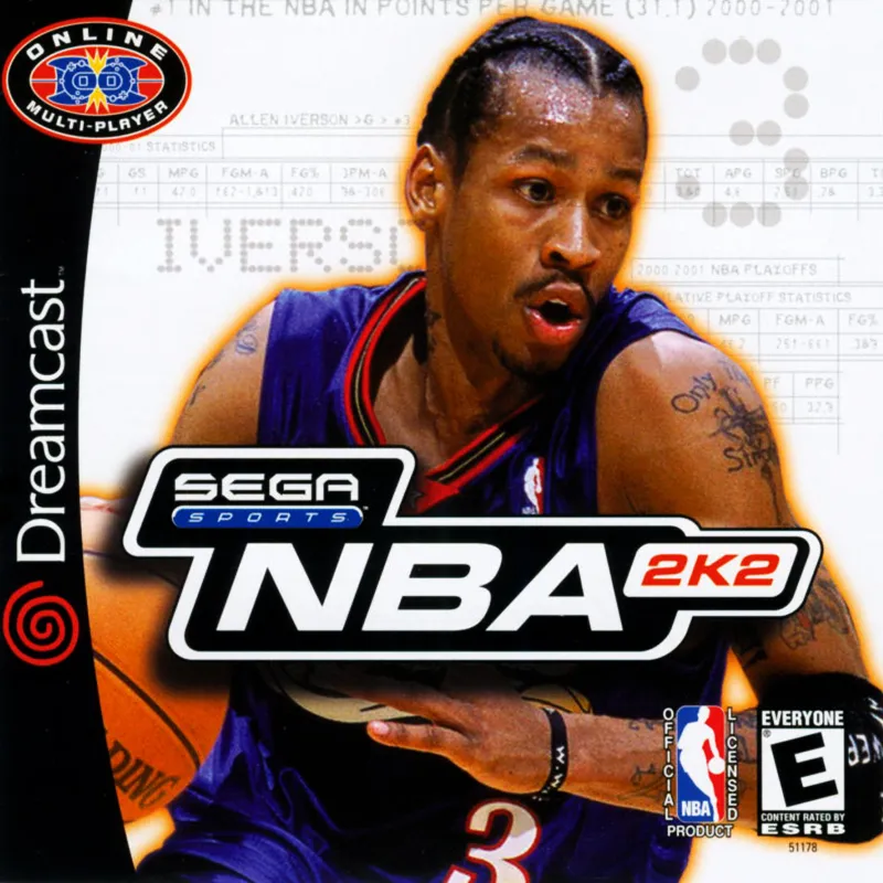 NBA 2K2 box art