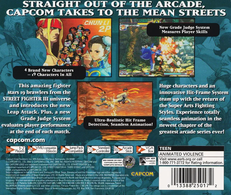 Street Fighter III: 3rd Strike box back