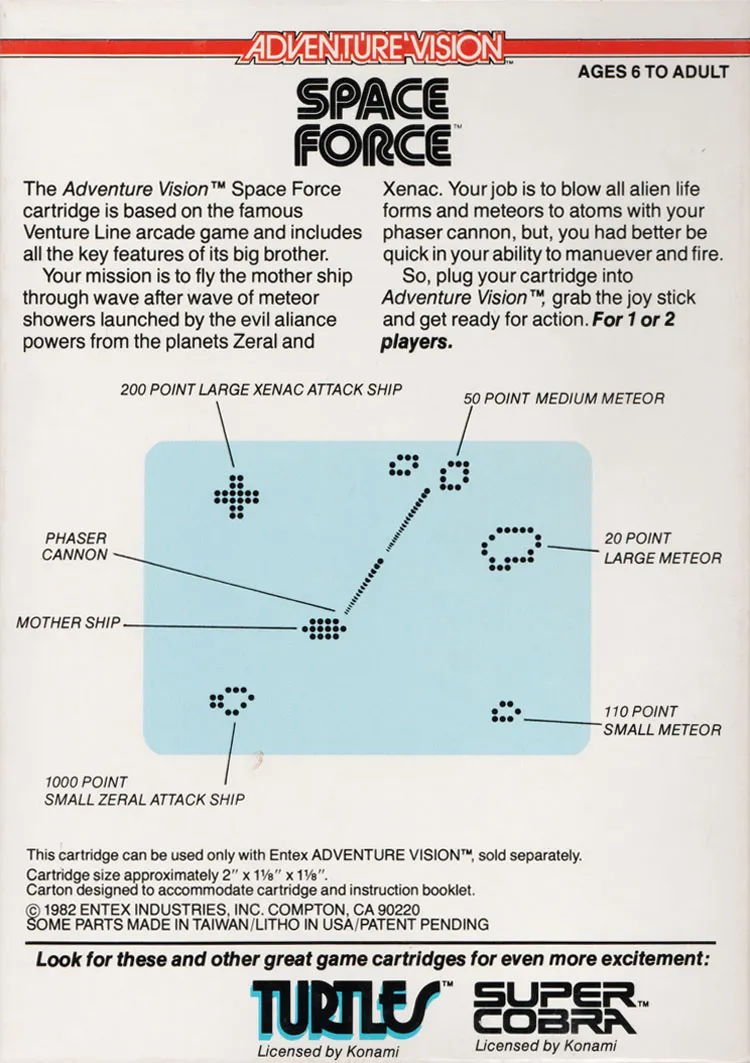 Space Force box back