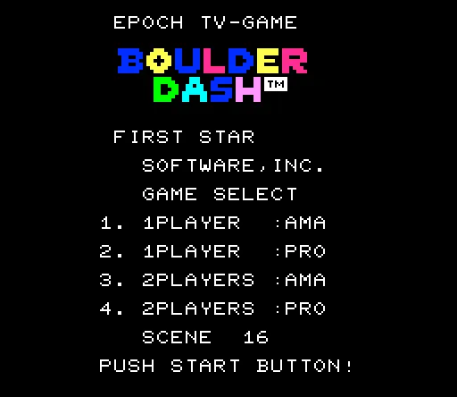 Boulder Dash screenshot