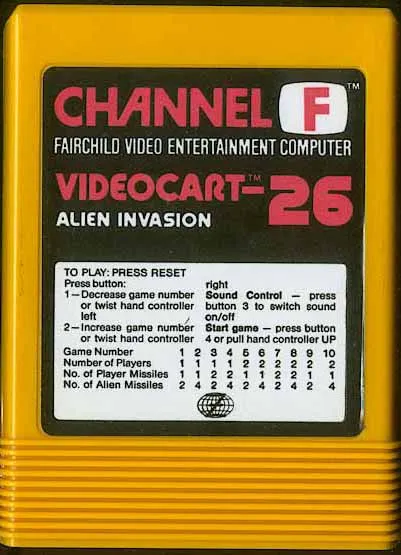 Videocart-26: Alien Invasion cart