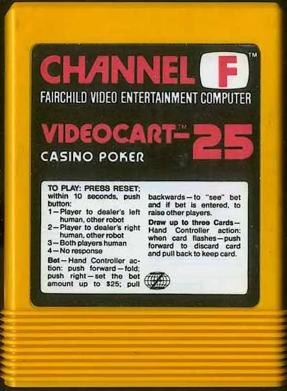 Videocart-25: Casino Poker cart