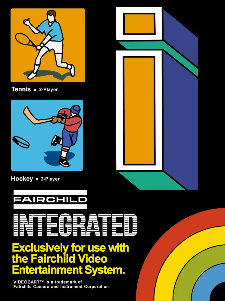 Channel F (Built-in Games Hockey / Tennis) box art