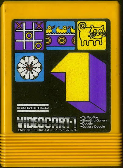 Videocart-1: Tic-Tac-Toe & Shooting Gallery & Doodle & Quadra-Doodle cart