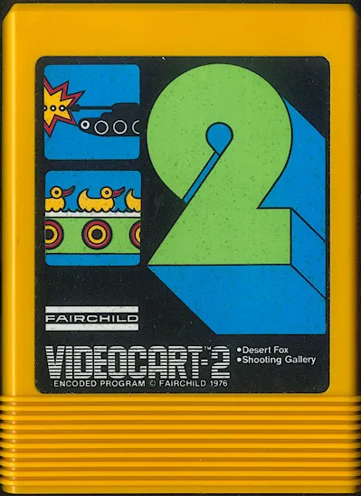 Videocart-2: Desert Fox & Shooting Gallery cart