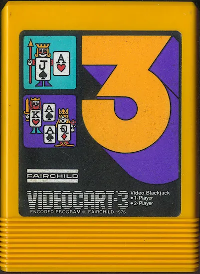 Videocart-3: Video Blackjack cart