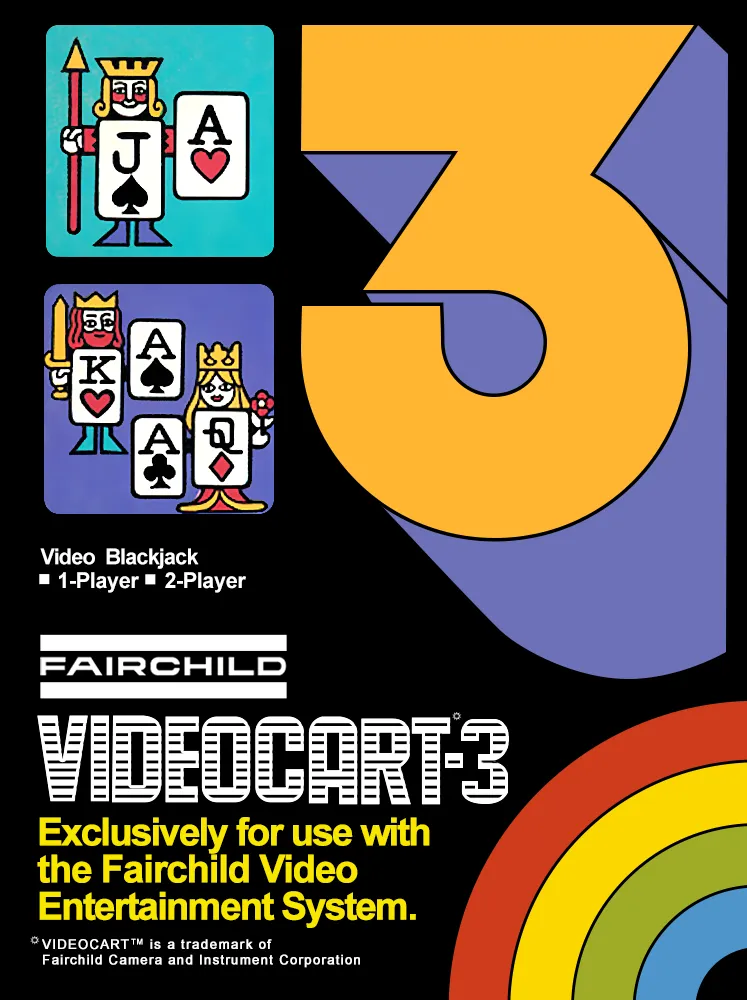 Videocart-3: Video Blackjack box art