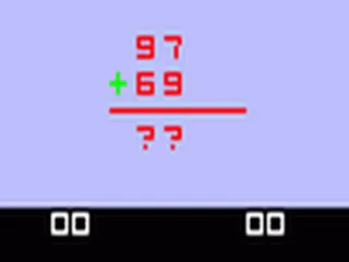 Videocart-6: Math Quiz I  (Addition & Subtraction) screenshot