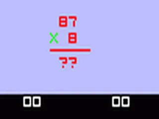 Videocart-7: Math Quiz II  (Multiplication & Division) screenshot