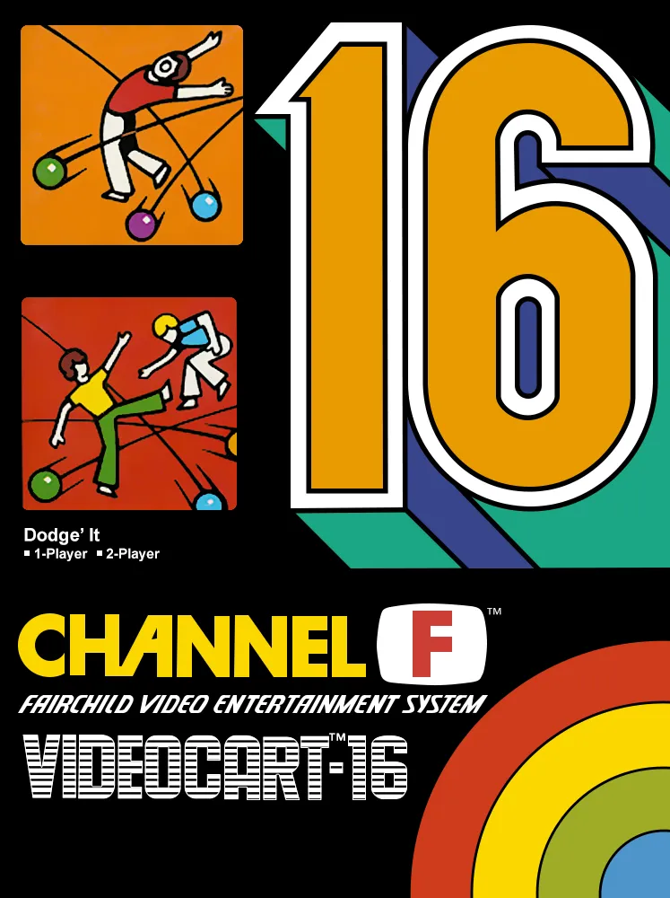 Videocart-16: Dodge-It box art